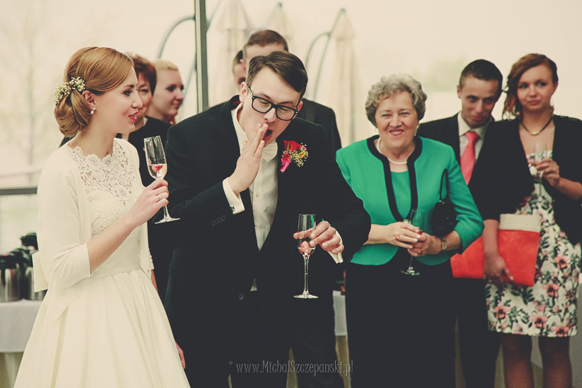 Fotograf Wieruszów - przywitanie gości weselnych