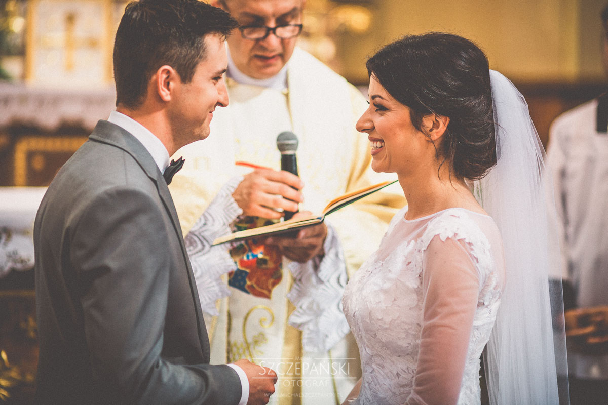 Ceremonia zaślubin w Doruchowie