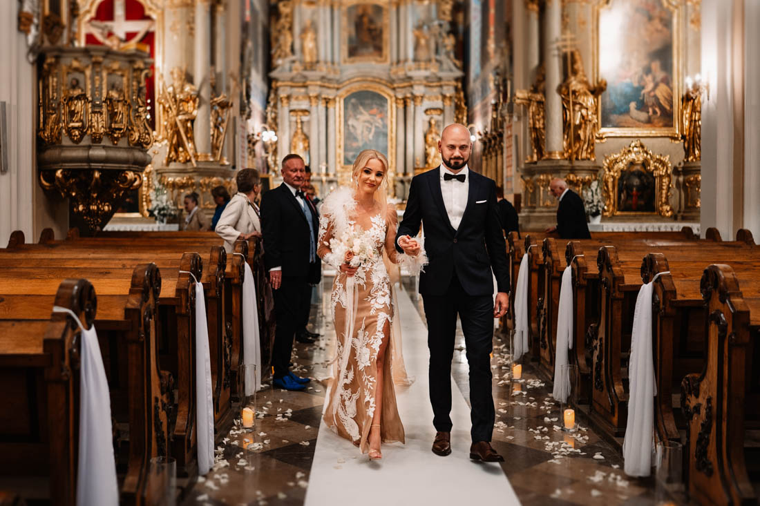 Ślub w katedrze św. Mikołaja w Kaliszu i wesele na Sali Rycerskiej w Zamku Gutów
