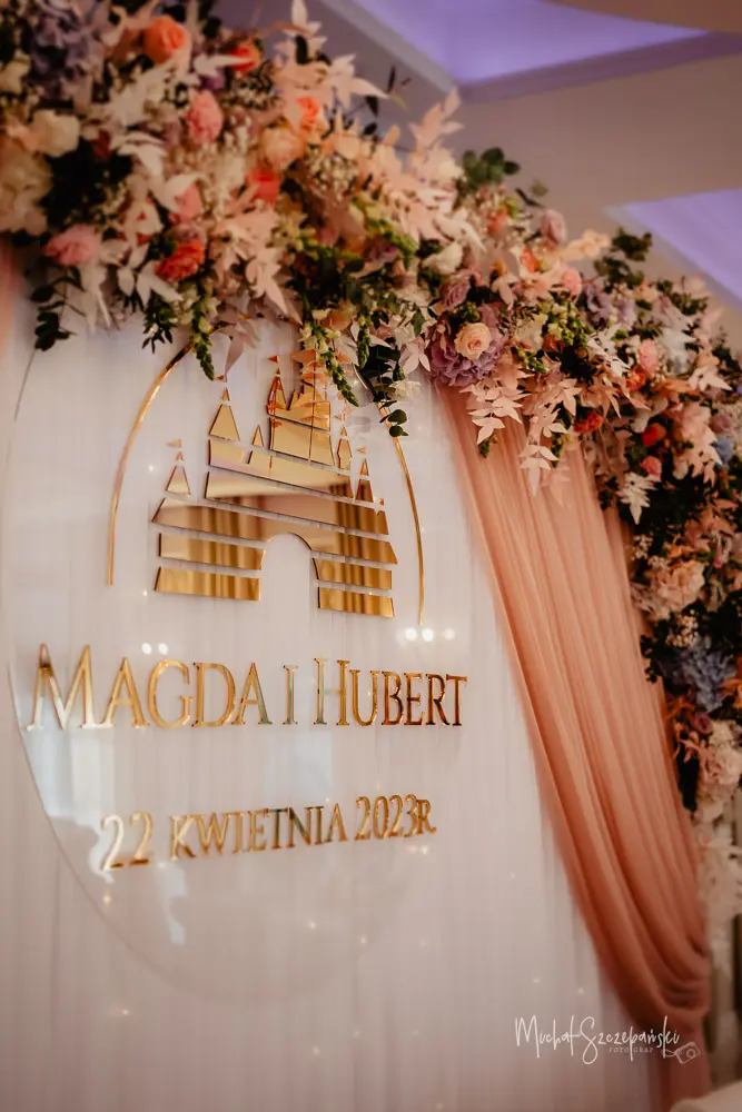 Motyw disneya na weselu w Topolova Banqueting Halls